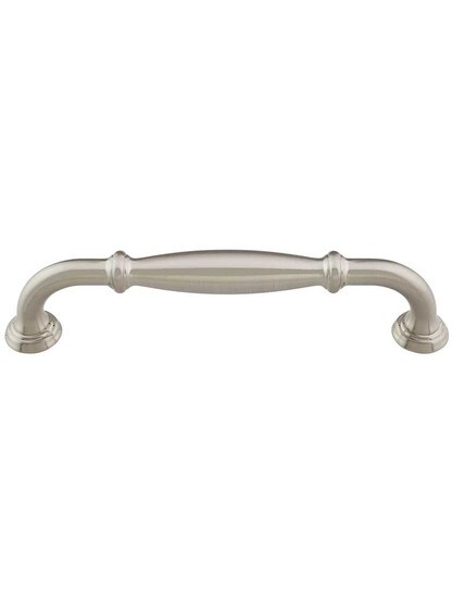 Tiffany Cabinet Pull - 5 inch Center-to-Center in Satin Nickel.